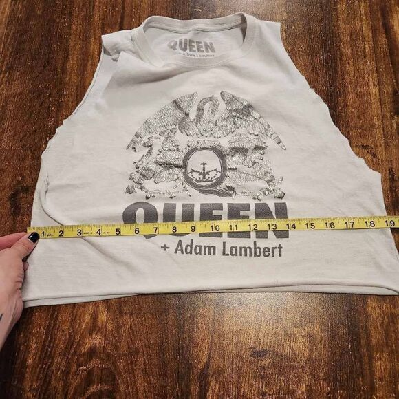 Queen + Adam Lambert 2017 tour cropped tank - Picture 4 of 5